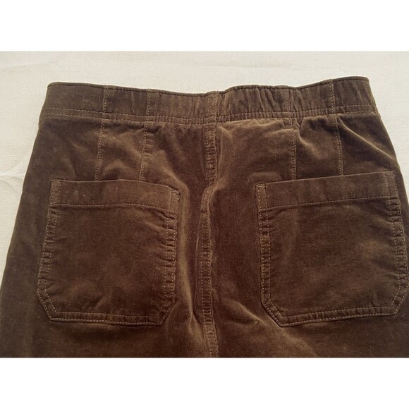 ANTHROPOLOGIE PILCRO Corduroy Jeans Women Small Dark Green Flare Bootcut Pull On - Picture 6 of 14